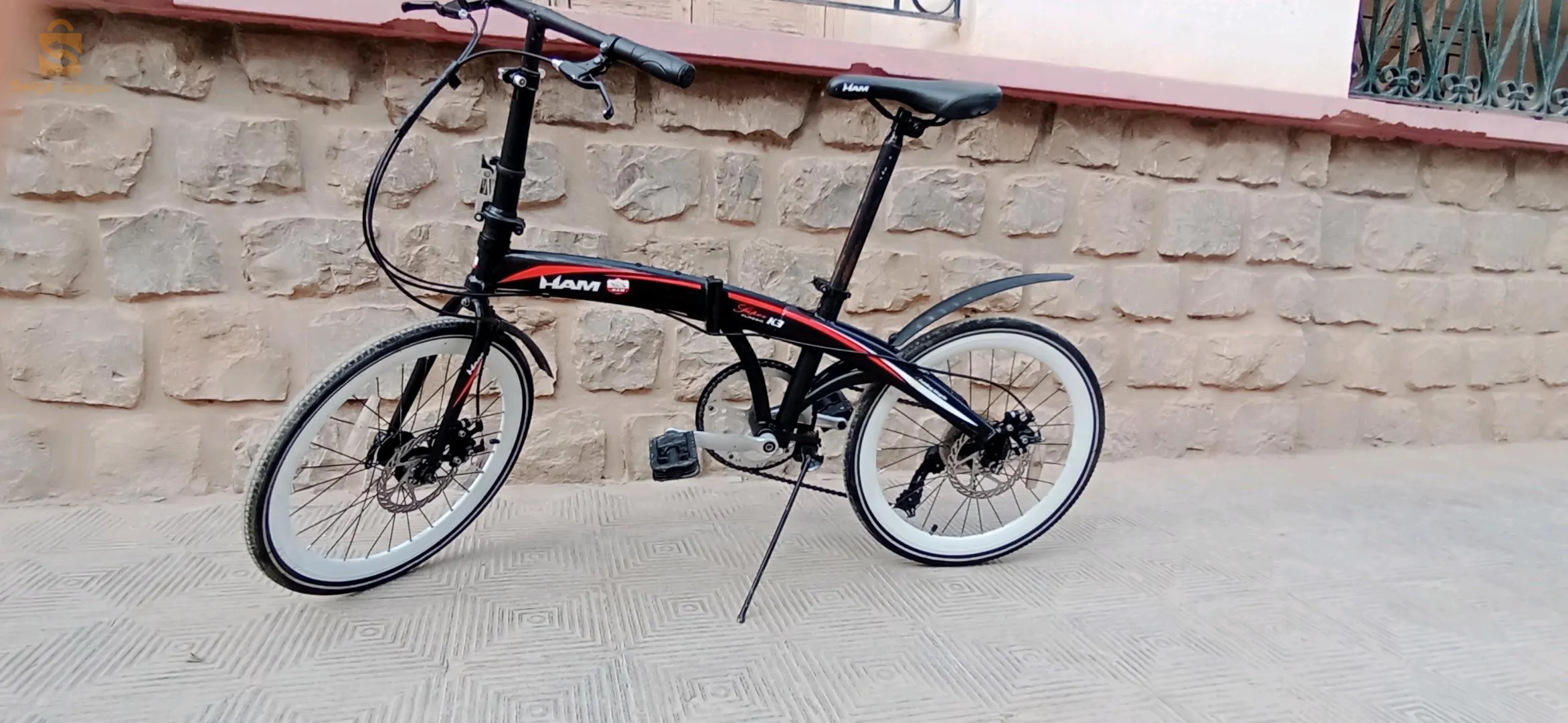 vélo pliante HAM avec ses pneus d'origine