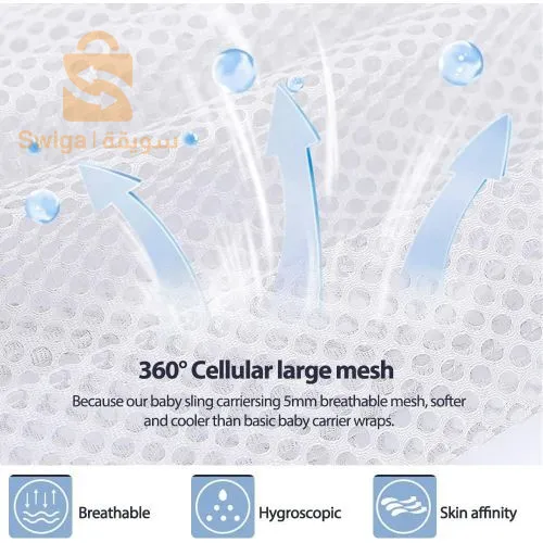 حاملة أطفال قابلة للتنفس، حاملة أطفال حديثي الولادة -bébé respirant, porte-bébé pour nouveau-né, réglable, scientifiquement conçu