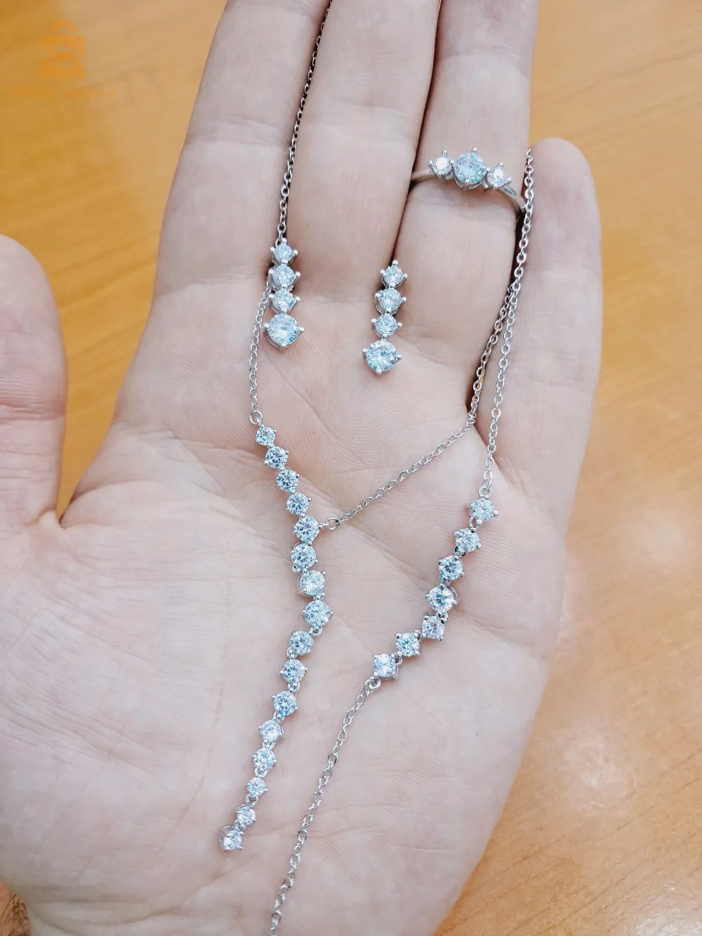 parure en argent rhodiè luxe importation Thaïlande premier choix