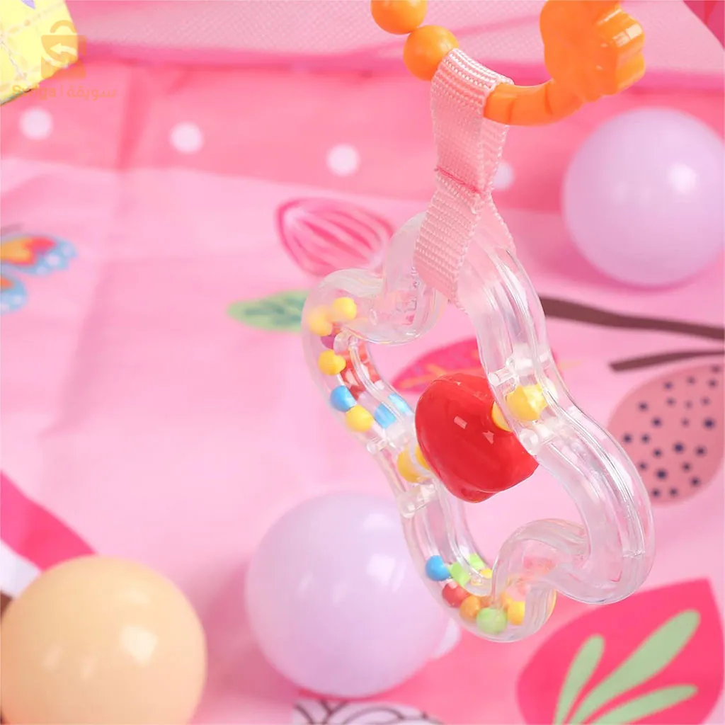 Tapis de jeu gonflable pour enfants avec jouets et accessoires