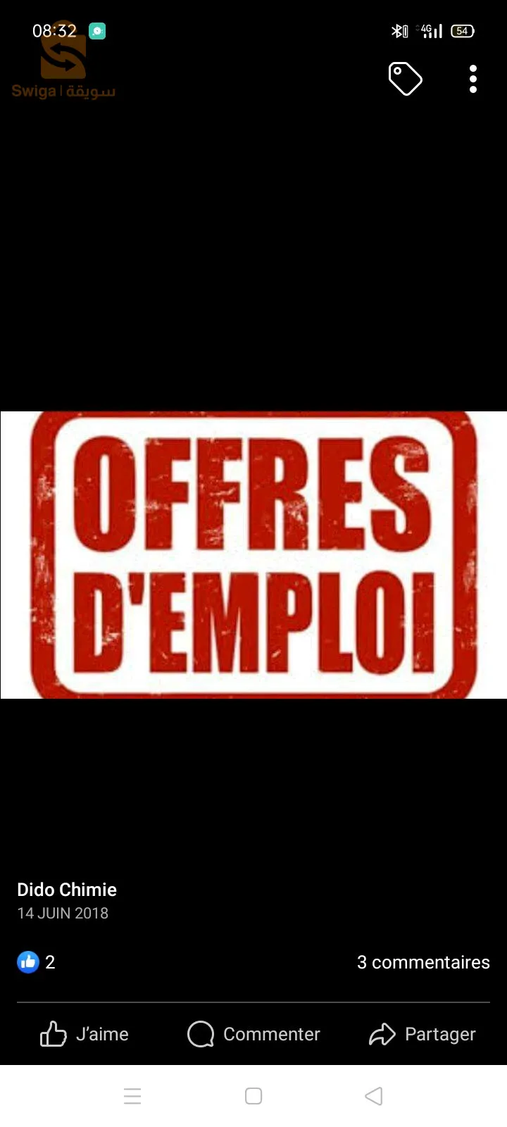 Offre d'emploi