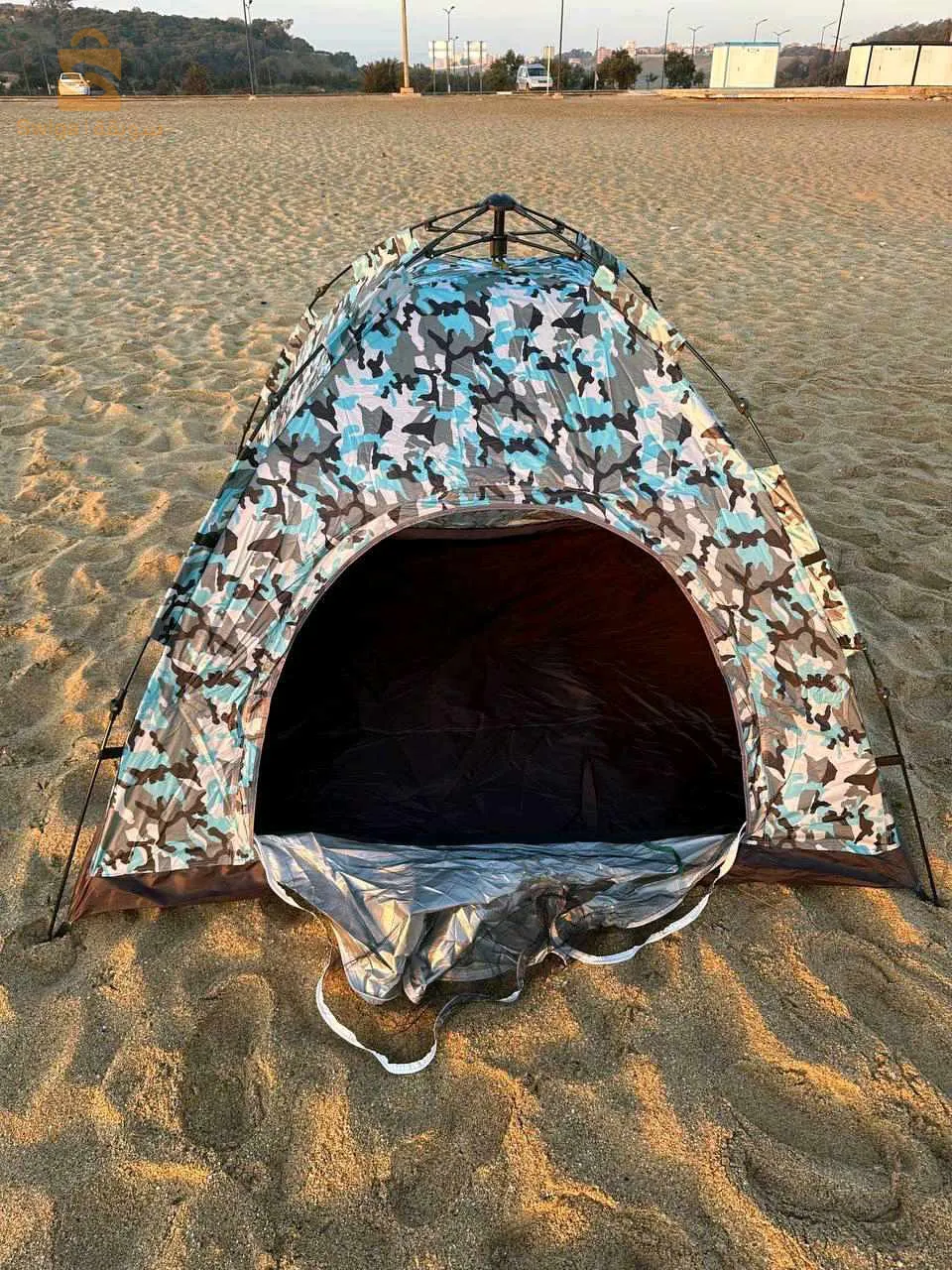 Tente camping automatique 4 places