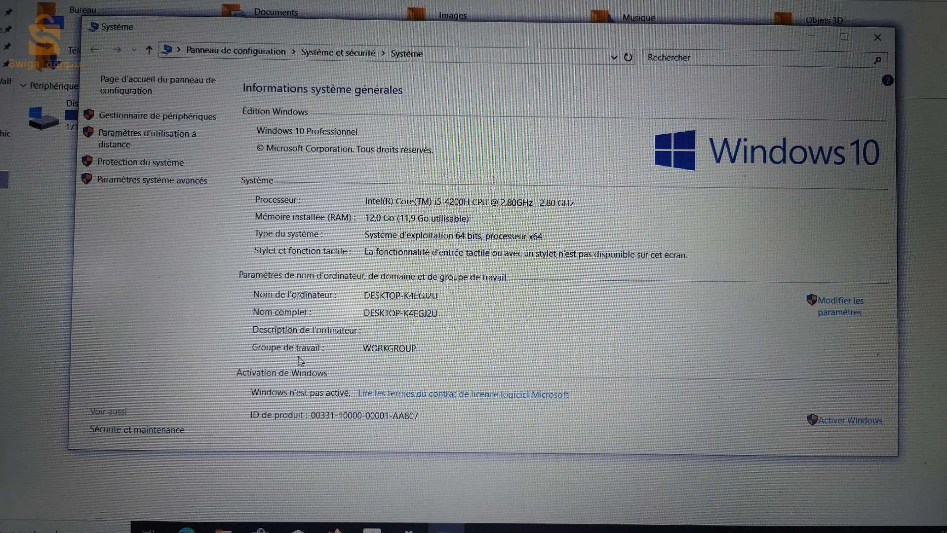 ASUS 12RAM 512 SSD GTX950 I5 4EME H
