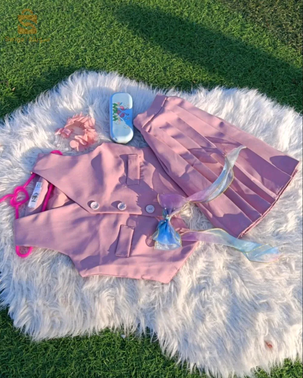 اونسومبل بنات من 6 سنوات الى 12 سنة متوفر 3 الوان اسود/وردي/دجين