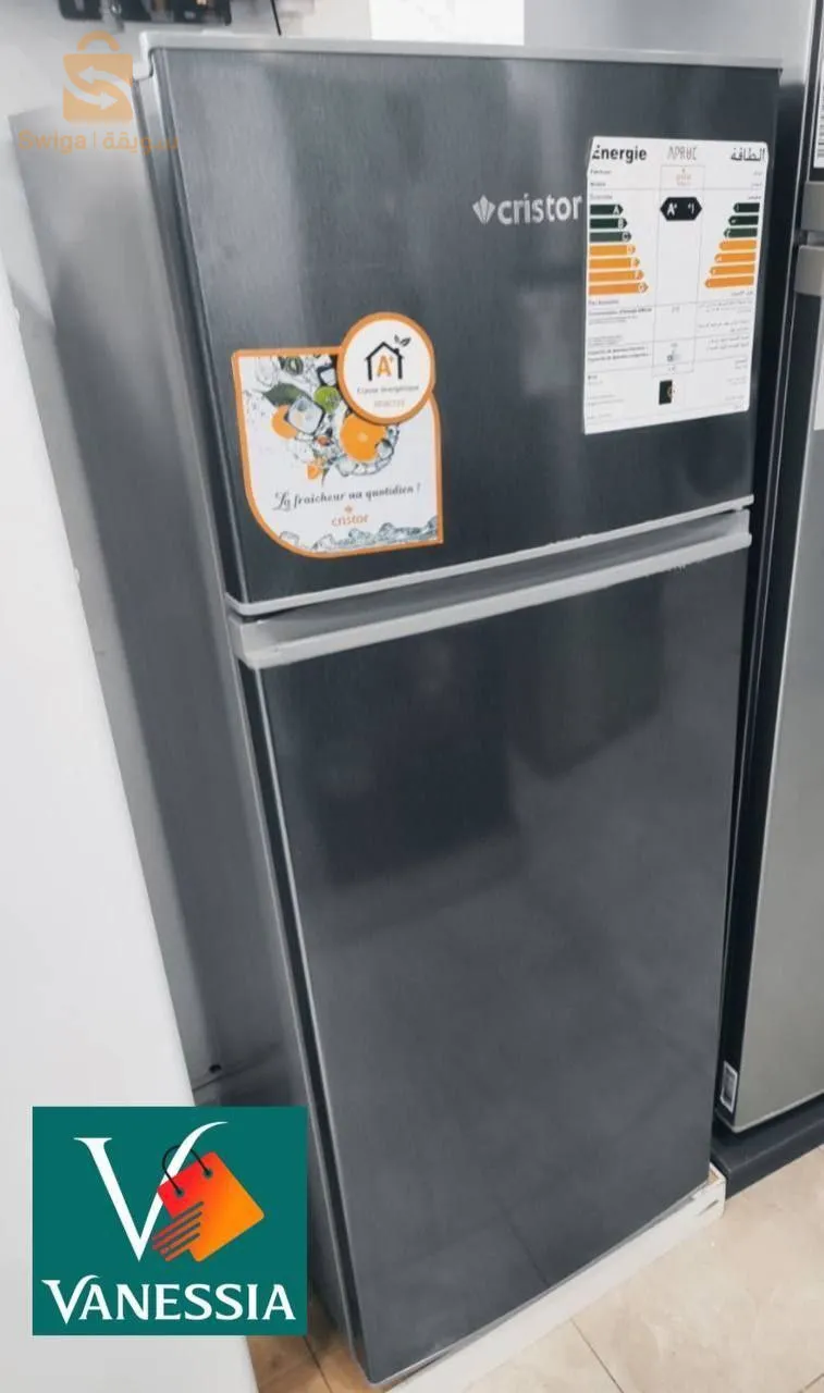 Réfrigérateur marque Cristor 310l gris