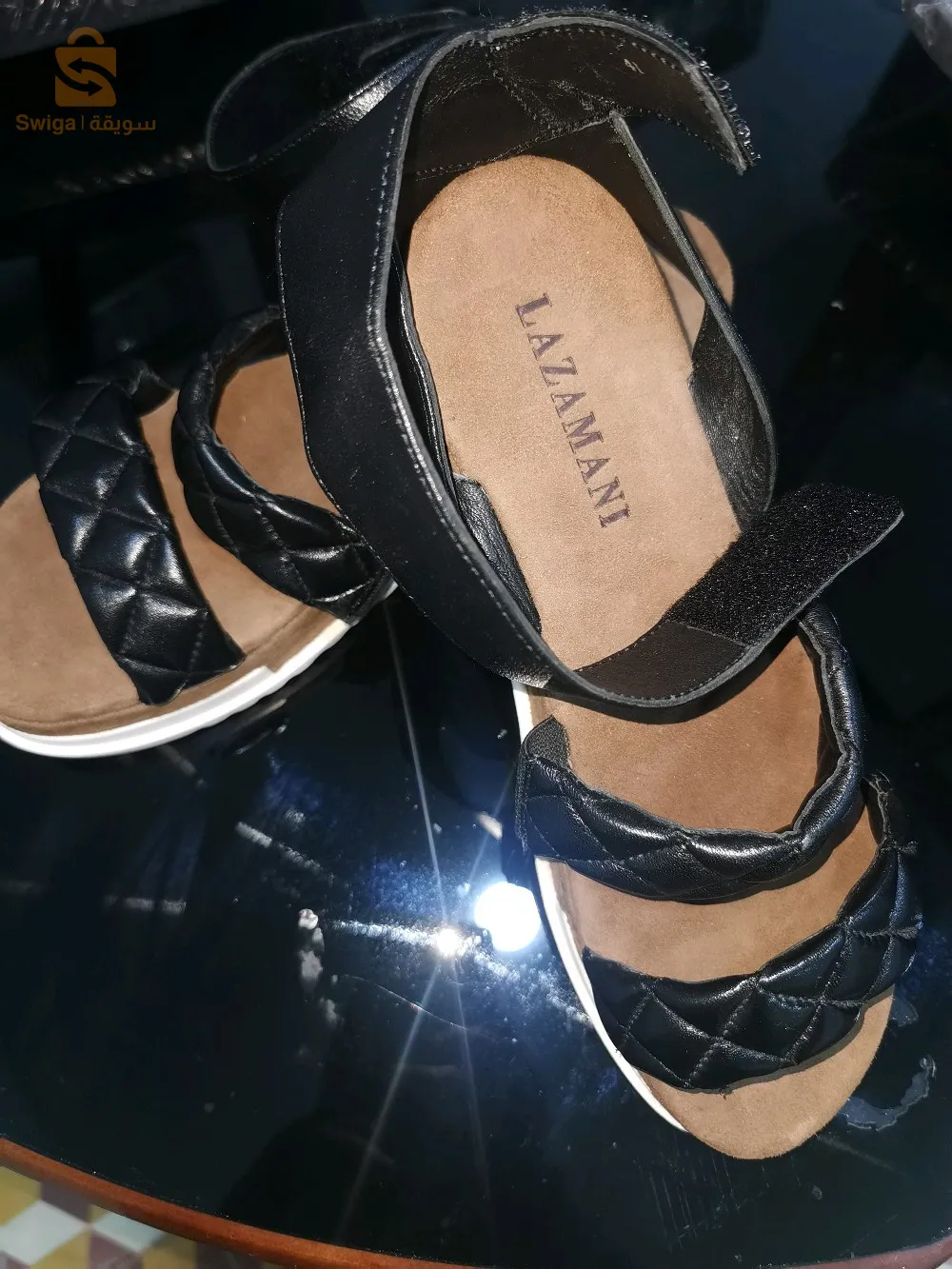 sandales femme lazamani