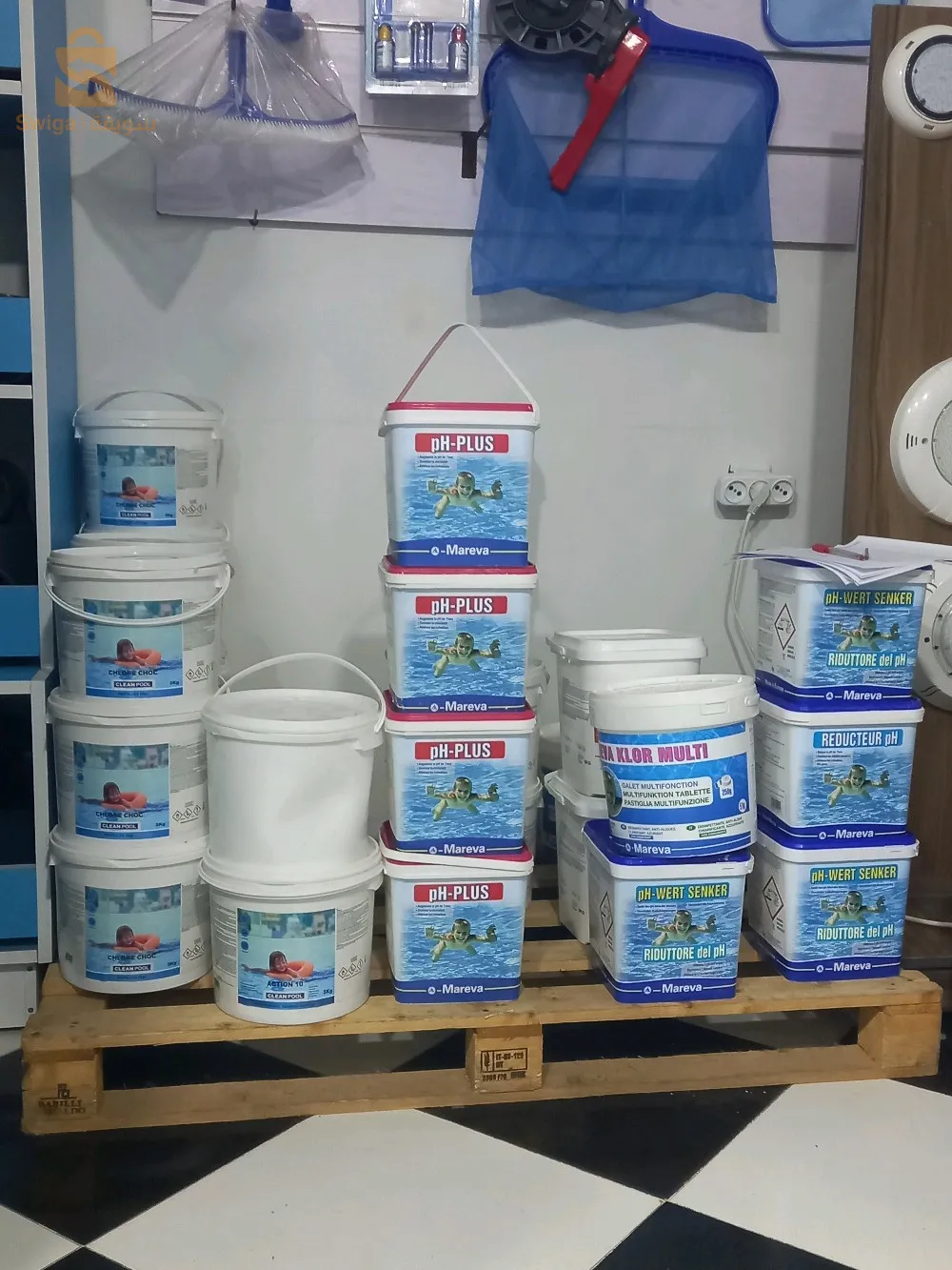 les produits de piscine