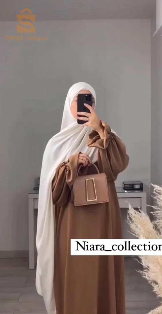 حجاب بتفاصيل ونوعية قماش رائعة