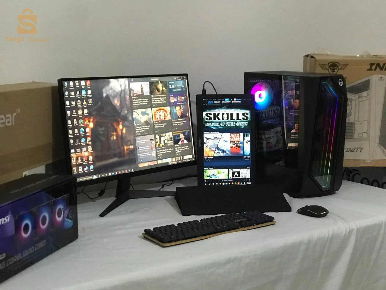PC Gamer RX5600XT SAPHIR NITRO PULS PRO X3