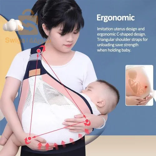 حاملة أطفال قابلة للتنفس، حاملة أطفال حديثي الولادة -bébé respirant, porte-bébé pour nouveau-né, réglable, scientifiquement conçu