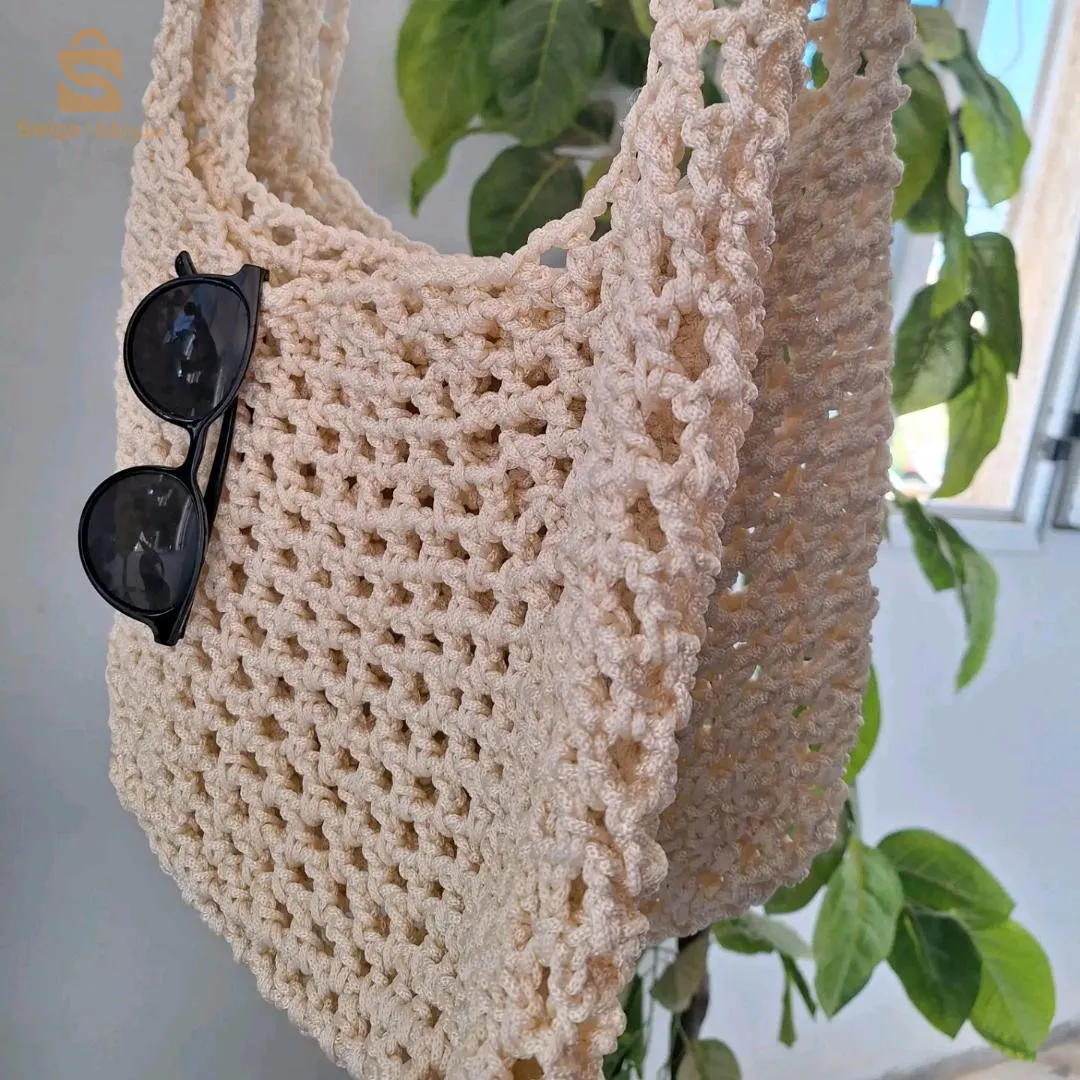 حقيبة صيف بالكروشي