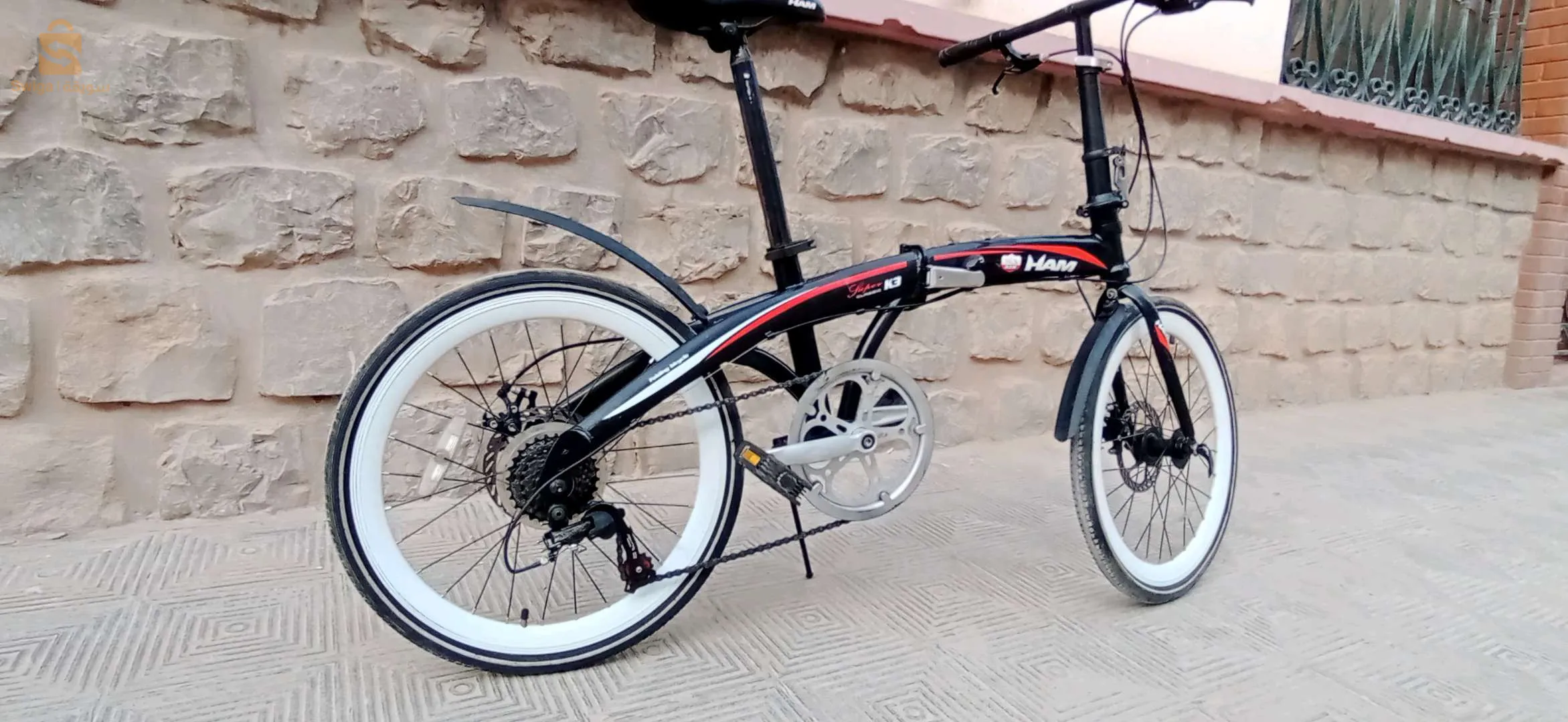 vélo pliante HAM avec ses pneus d'origine