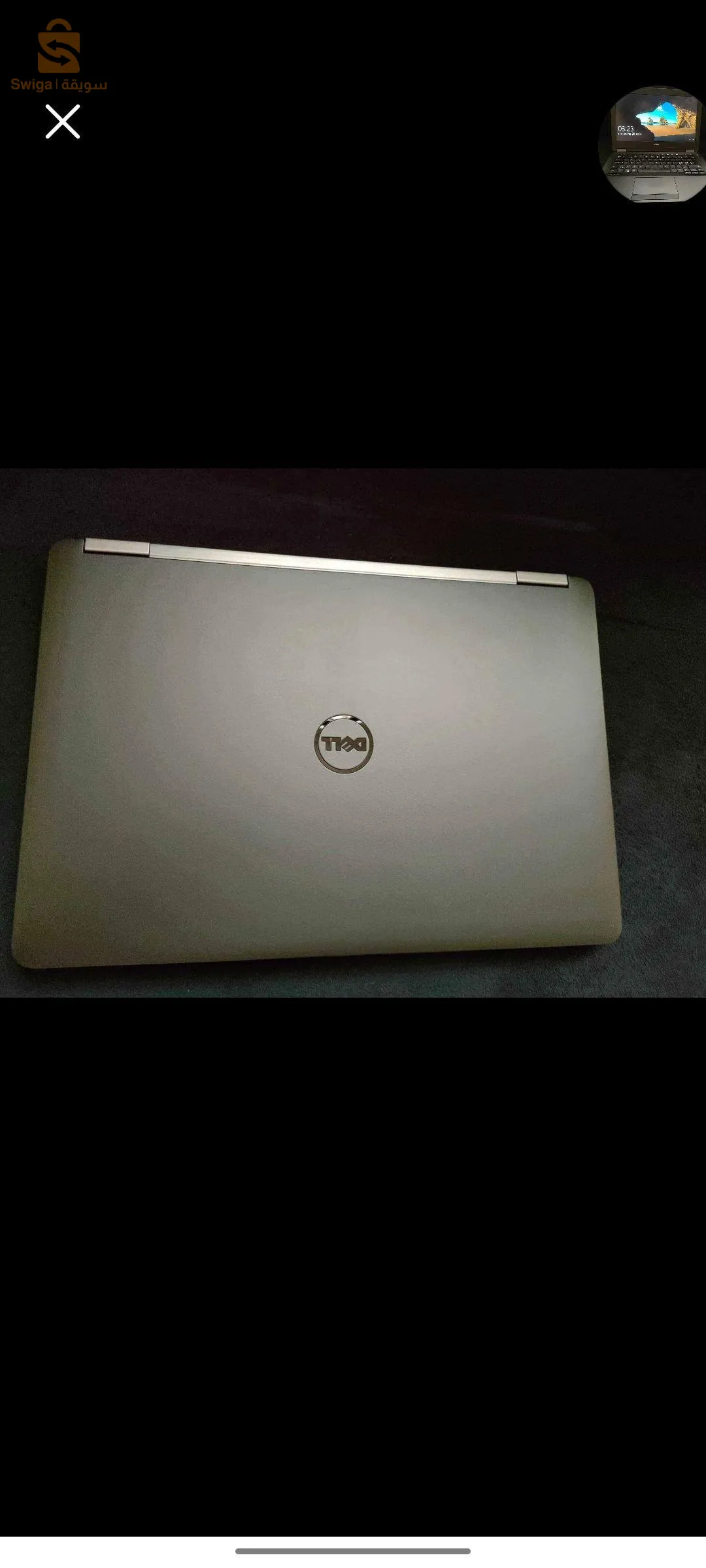 pc portable dell i5 6 génération ram 8 256 SSD m3ah charjeur