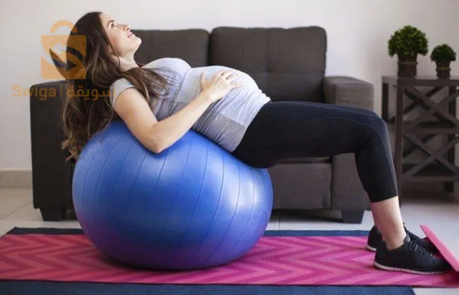 offre future maman 💯 🥰Ballon gym + Tapis yoga 💪 pour exercises de finesse