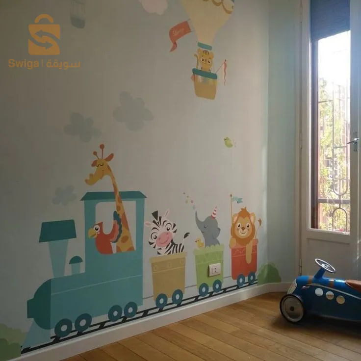 Dessin mural crèche et chambre d’enfant