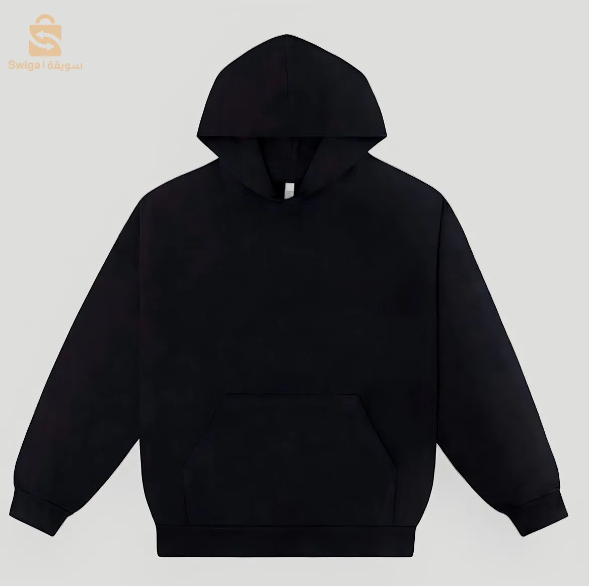 Hoodies black black sample and Over size