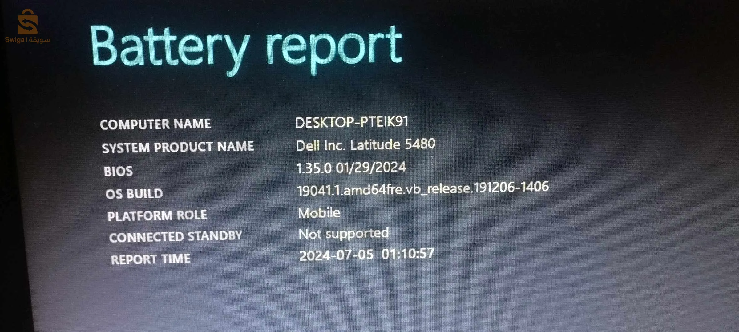 laptop DELL LATUTIDE 5480