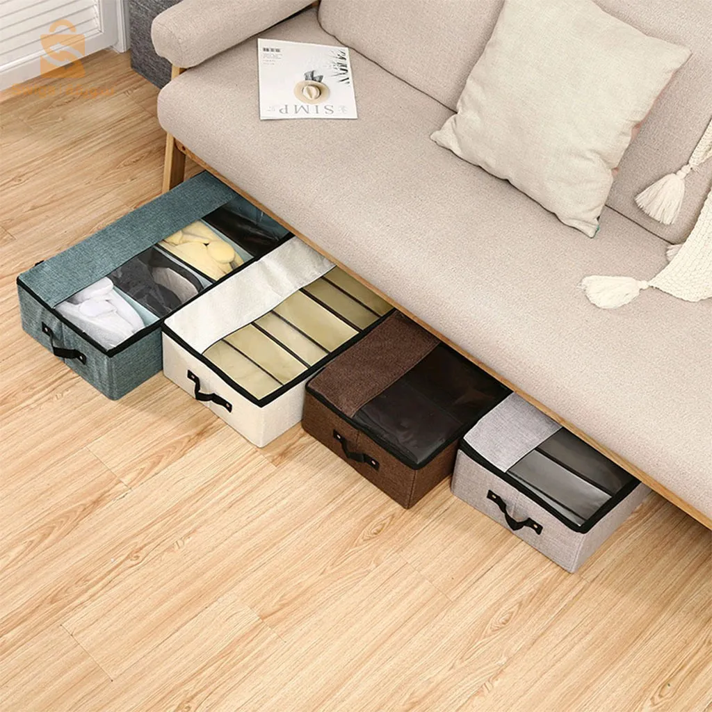 Box Rangement Chaussure 1Pcs Linge de coton robuste et durable منظم الاحذية ✨️💞