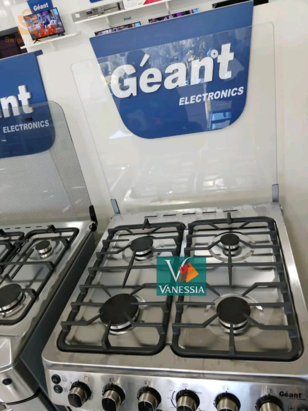Cuisinière marque géant Queen inox ventiller