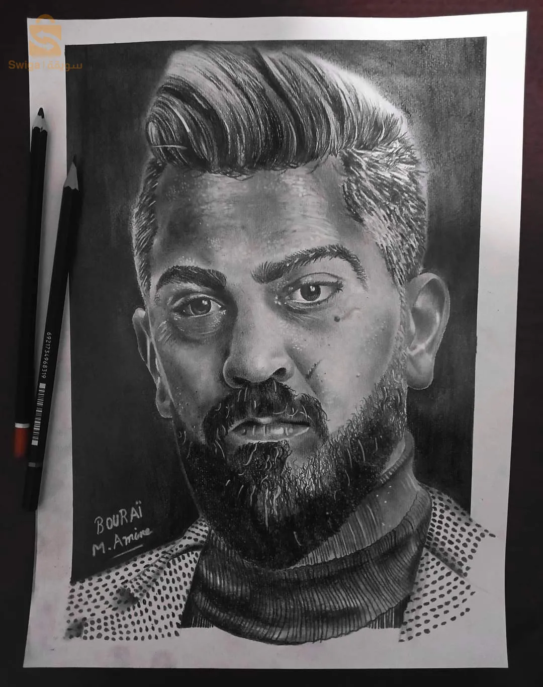 رسم بورتريه بأسلوب واقعي