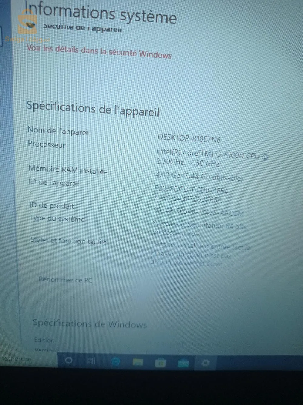 pc portable Lenovo tink pad