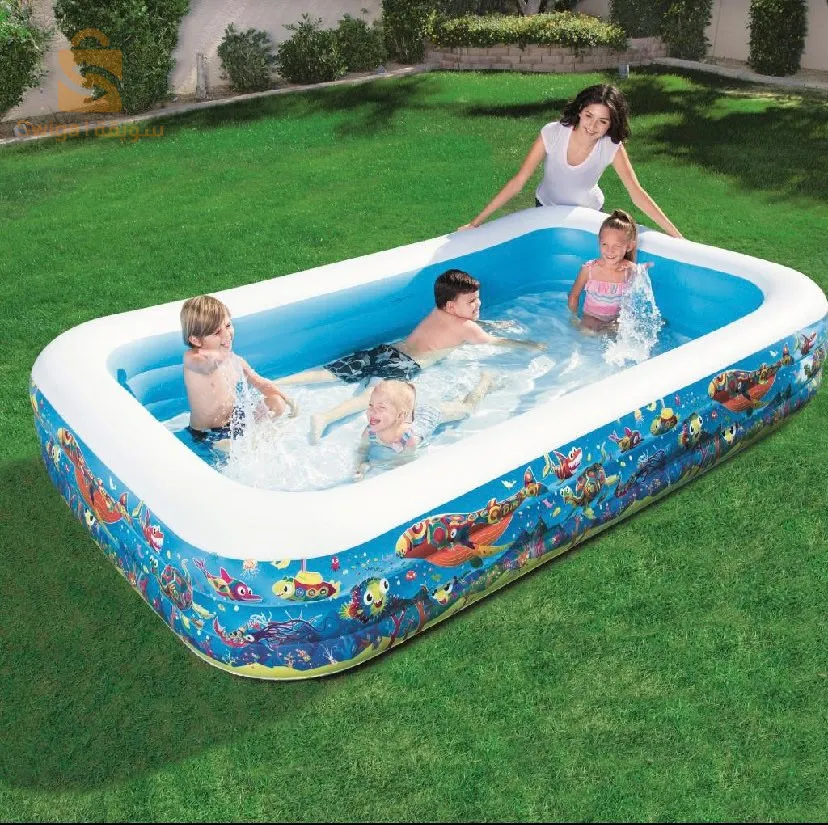 Piscine Rectangulaire Multi-couleur Familiale 305x183x56cm Bestway#54121