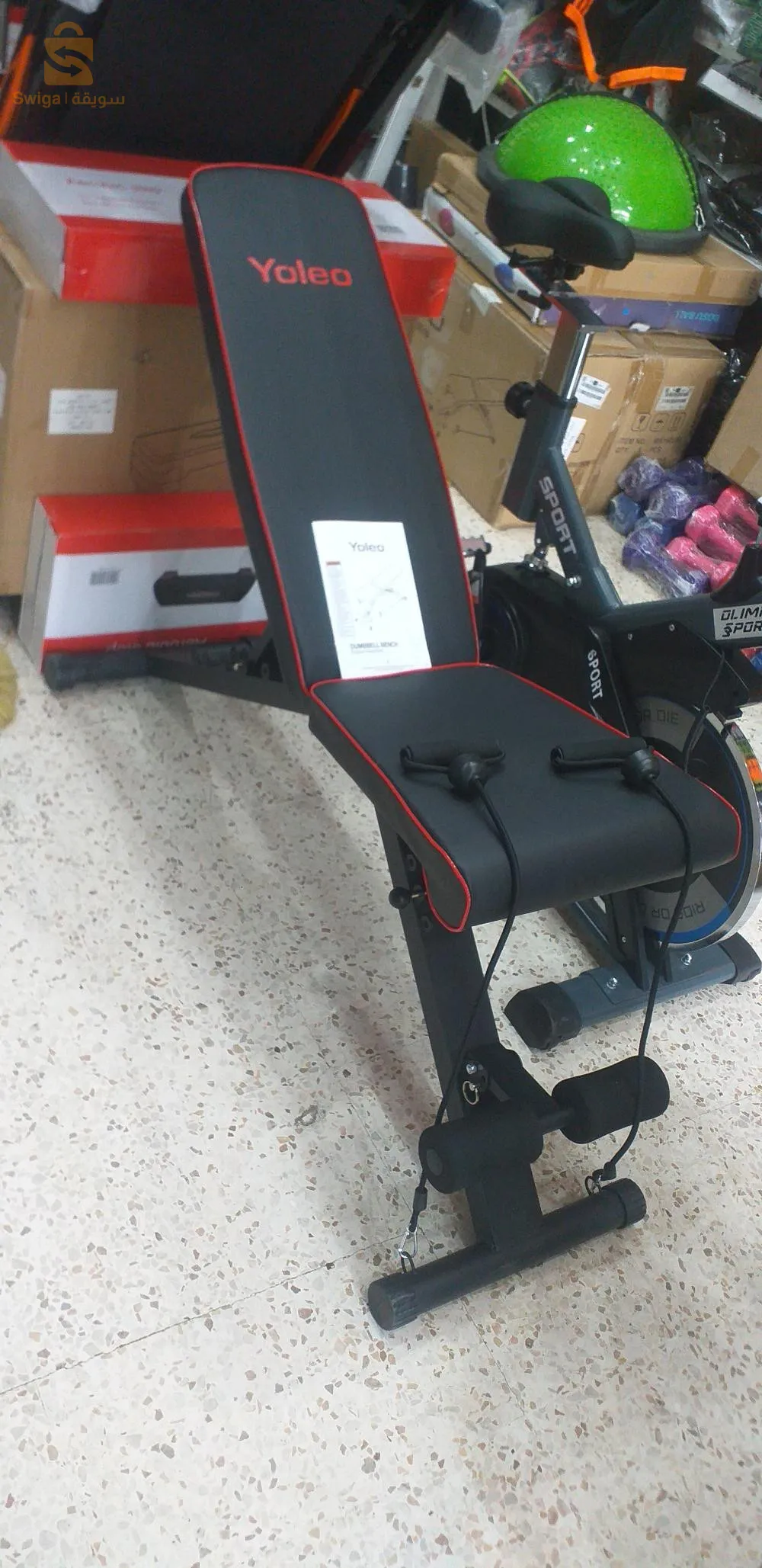 كرسي تمارين ورفع أثقال مريح وقوي أجنبي