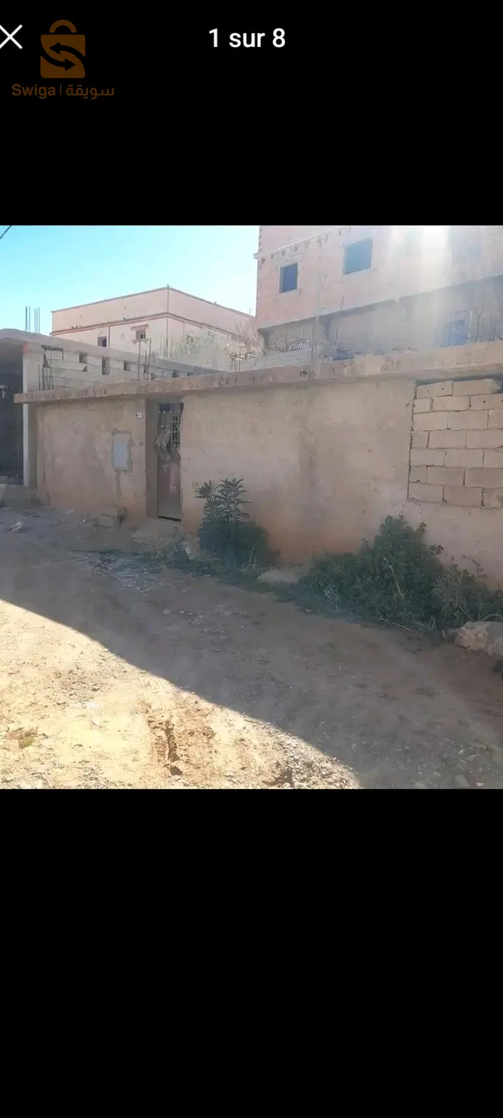 كاب وقطعة ارض للبيع فيها 12/18 عقد ملكي