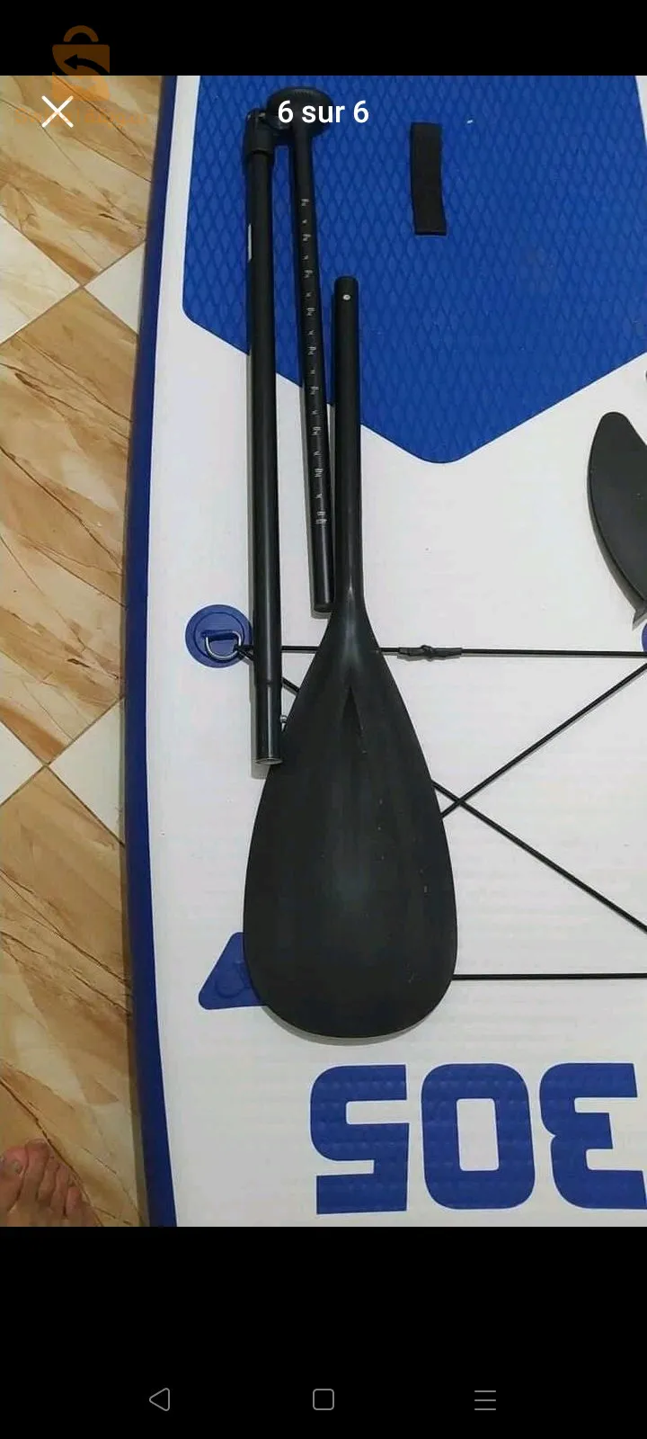 padelle stand snd up pompe kayak itiwit