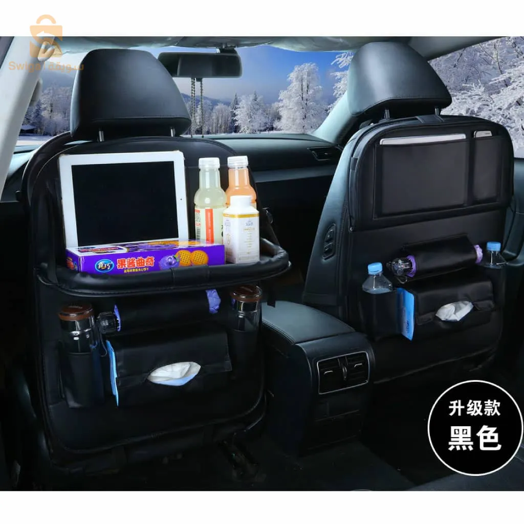 Organisateur D’objets Pour Siege Arriere Pour Plus D’espace Avec Un Design Pratique (1pcs) منظم أغراض المقعد الخلفي لمزيد من المساحة بتصميم عملي (قطعة واحدة$👍