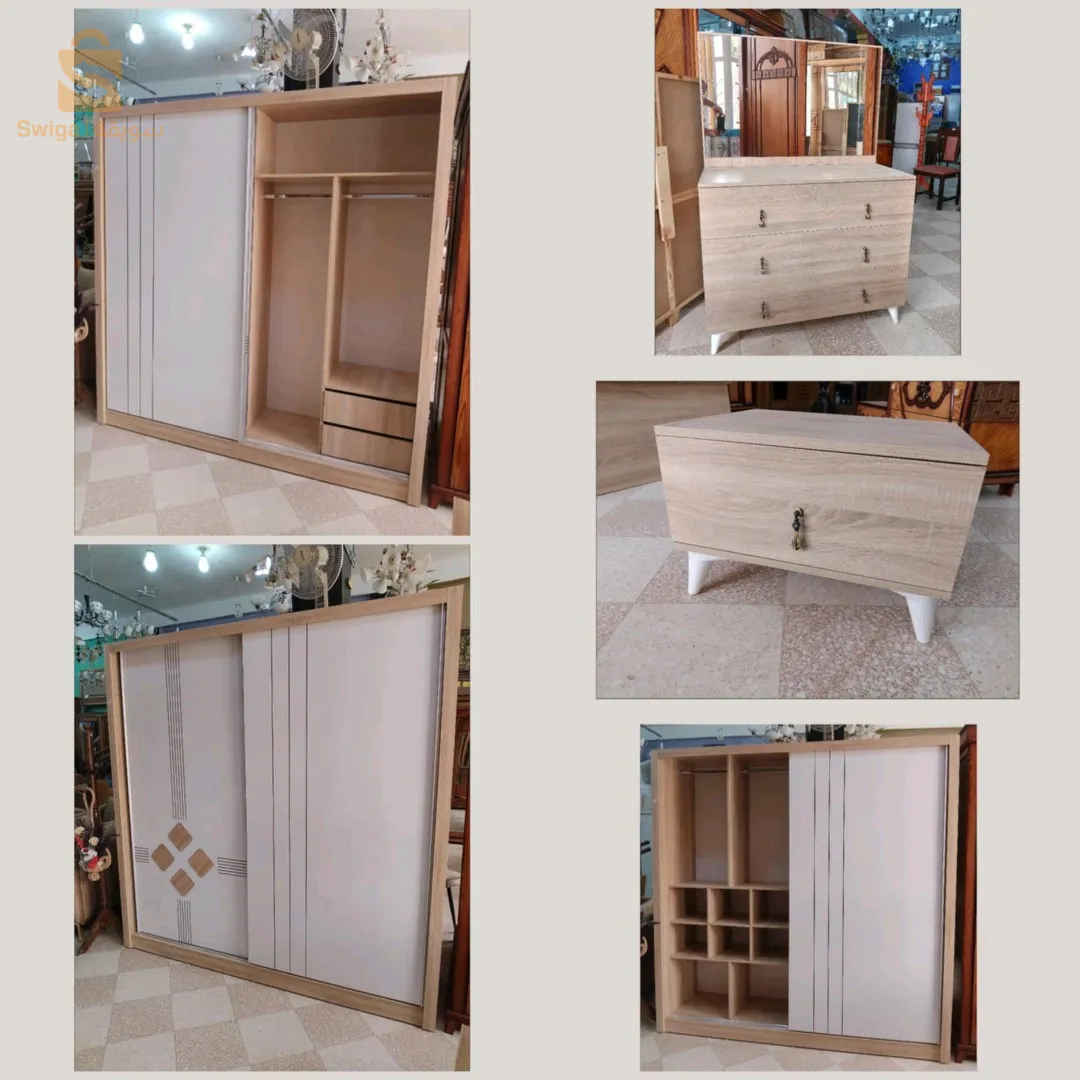 une large gamme des chambres, armoires,chaises,.....etc
bois rouge premier choix
qualité supérieure 
transport gratuit autour du wilaya de GHARDAÏA 
0551620995/0558913516