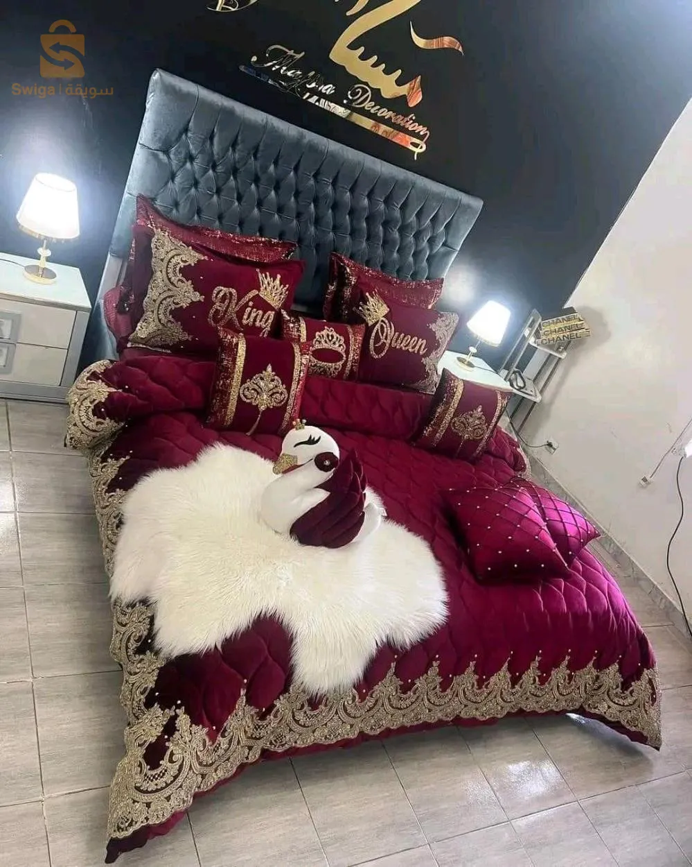 مرحبا بزبائننا الكرام على صفحتكم 🌹B.W couvroulit🌹🟥 🤩😍 #بسم__الله__الرحمن__الرحيم 🟨 #طقم ملكي  ب 9 قطع⬜️ معيار البعد 🔖 : 2,40M/2,60M 🟫 سلعتنا أناقة و جودة 💯✨ 😍🥰🟪 السلعة محدووودة جدا فساارعوا للإقتناء 🥰⬛ نرجوا من زبائننا الكرام 🥰 تأكيد الطلب ( اللون و النوع ) قبل إرسال أي طلبية 🙏🥰🟩 للإستفسار أو للتواصل راسلونا عبر بريد الصفحة 📩 أو إتصلوا على📞0668108116📞🟥 متوفر التوصيل 🚕 58 ولاية 🇩🇿 .🟨 غايتنا هي إرضاءكم و تلبية إحتياجاتكم ✅️🤝🙏🥰