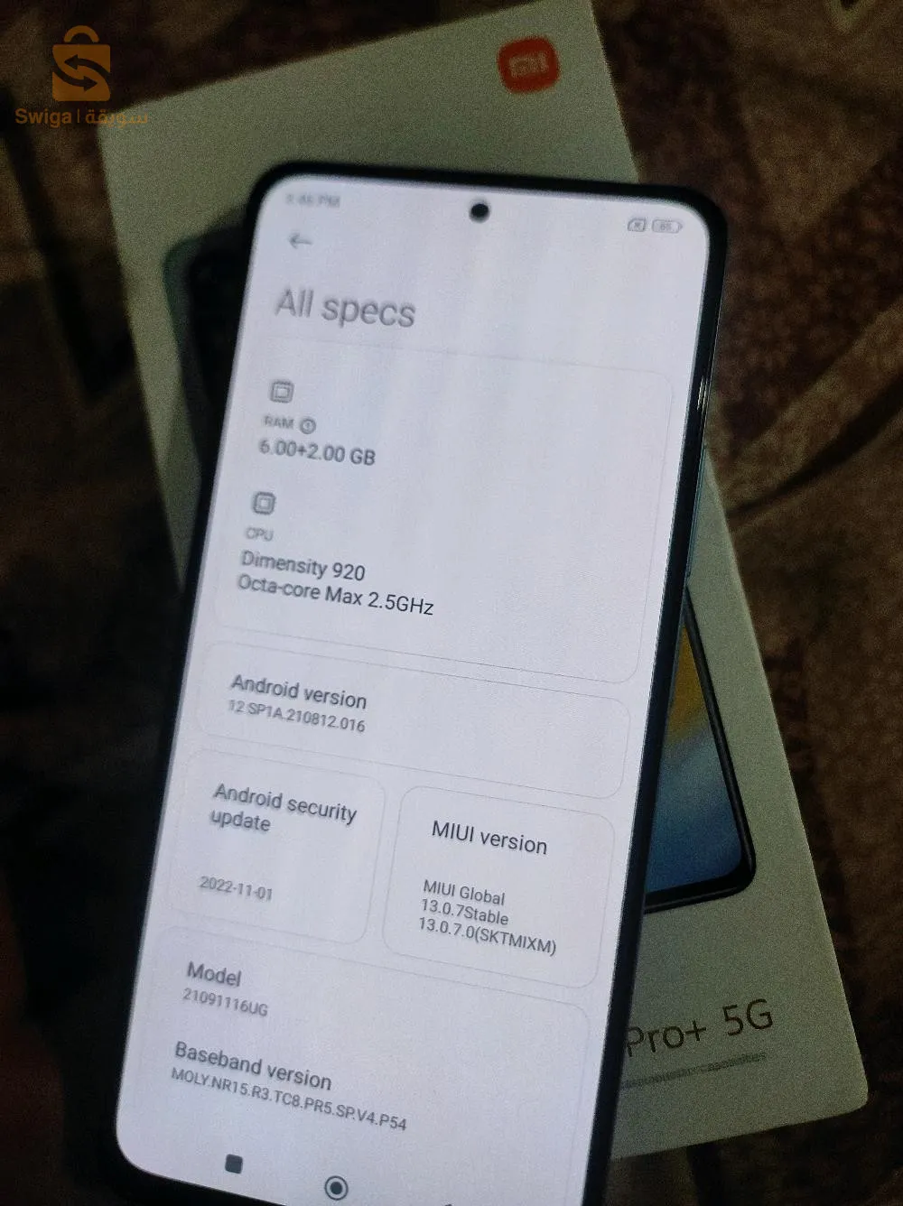 هاتف Redmi note 11 pro plus 5G