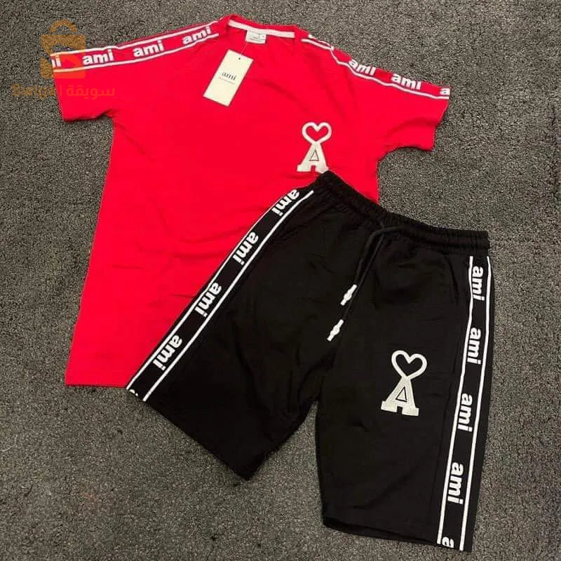 طقم قميص وسروال قصيرة