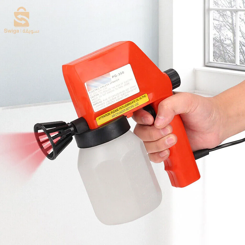 مسدس رش طلاء 600 مل 0.8 ملم 75 وات$👍