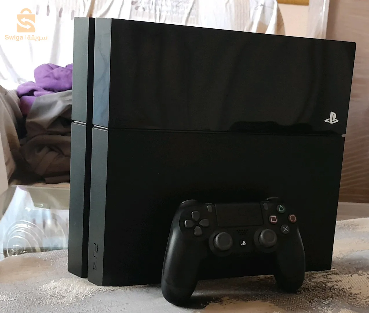 بلايستيشن 4+فيفا22+دراغون بول كسينوفرس2+مانيت كوبي