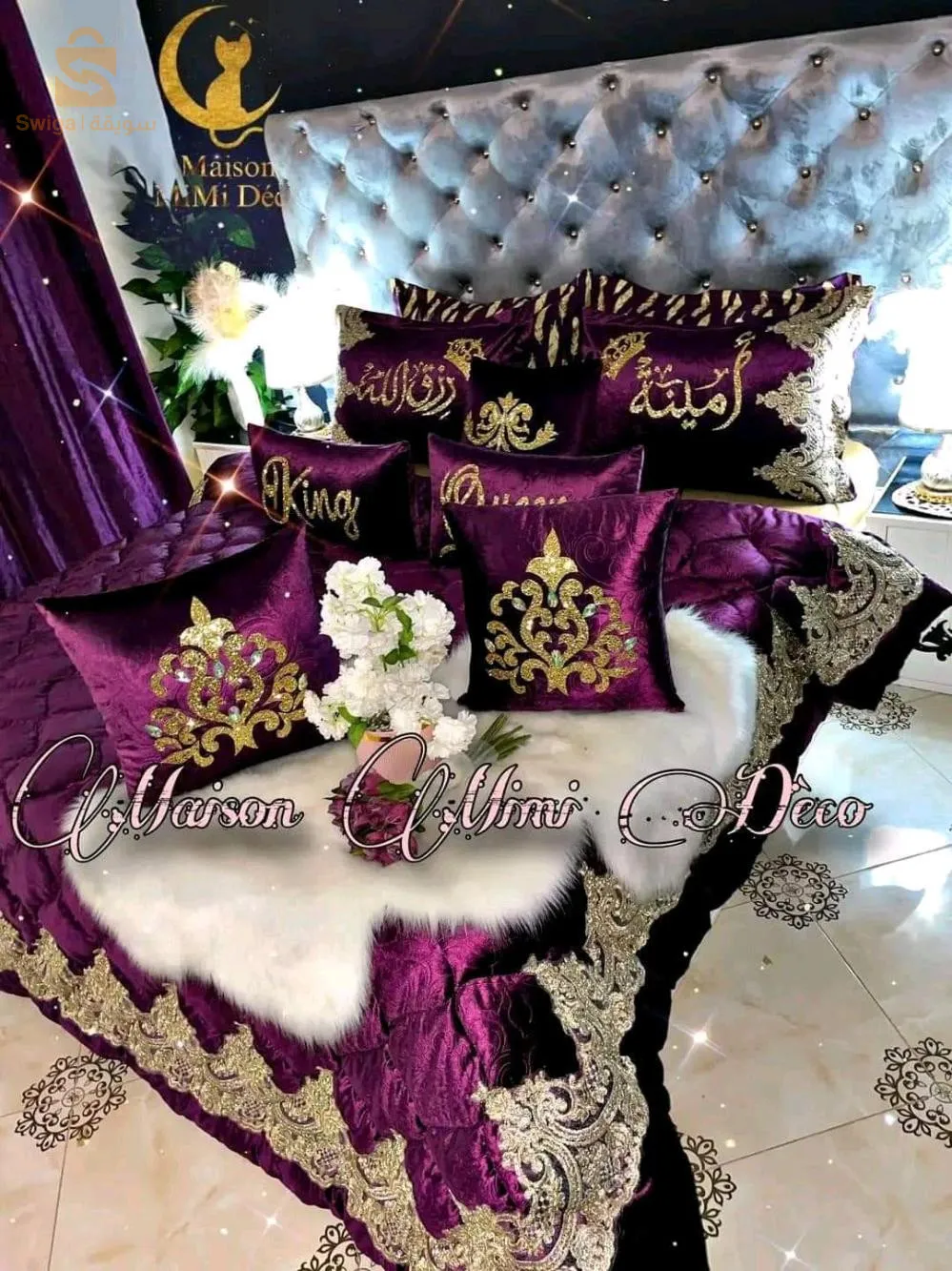 مرحبا بزبائننا الكرام على صفحتكم 🌹B.W couvroulit🌹🟥 🤩😍 #بسم__الله__الرحمن__الرحيم 🟨 #طقم ملكي  ب 9 قطع⬜️ معيار البعد 🔖 : 2,40M/2,60M 🟫 سلعتنا أناقة و جودة 💯✨ 😍🥰🟪 السلعة محدووودة جدا فساارعوا للإقتناء 🥰⬛ نرجوا من زبائننا الكرام 🥰 تأكيد الطلب ( اللون و النوع ) قبل إرسال أي طلبية 🙏🥰🟩 للإستفسار أو للتواصل راسلونا عبر بريد الصفحة 📩 أو إتصلوا على📞0668108116📞🟥 متوفر التوصيل 🚕 58 ولاية 🇩🇿 .🟨 غايتنا هي إرضاءكم و تلبية إحتياجاتكم ✅️🤝🙏🥰