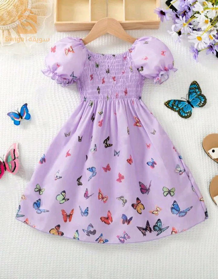فستان الصيف  مريح  للبنات