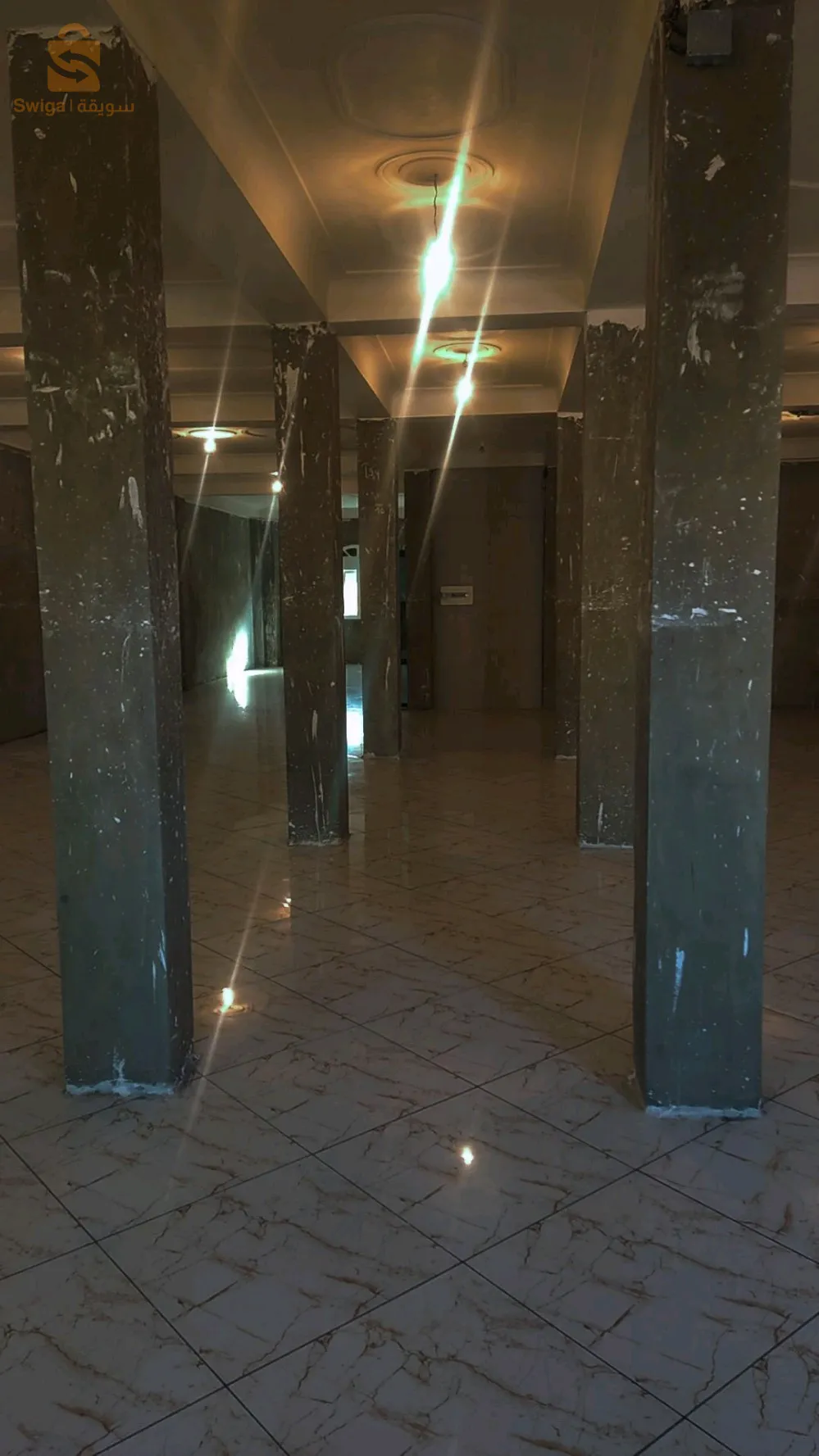 salle au premier étage