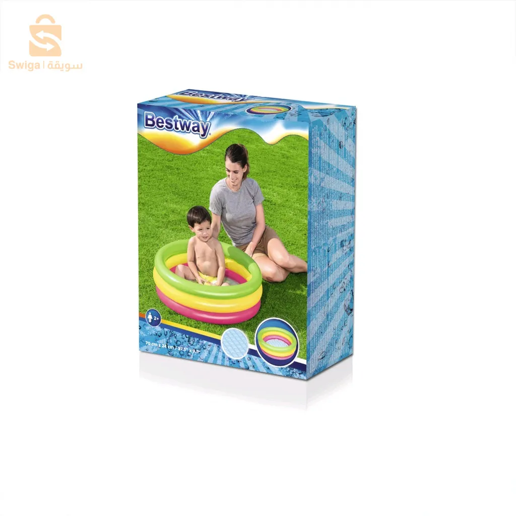 PreviousNextPiscine gonflable arc-en-ciel 70 cm x 24 cm Bestway #51128