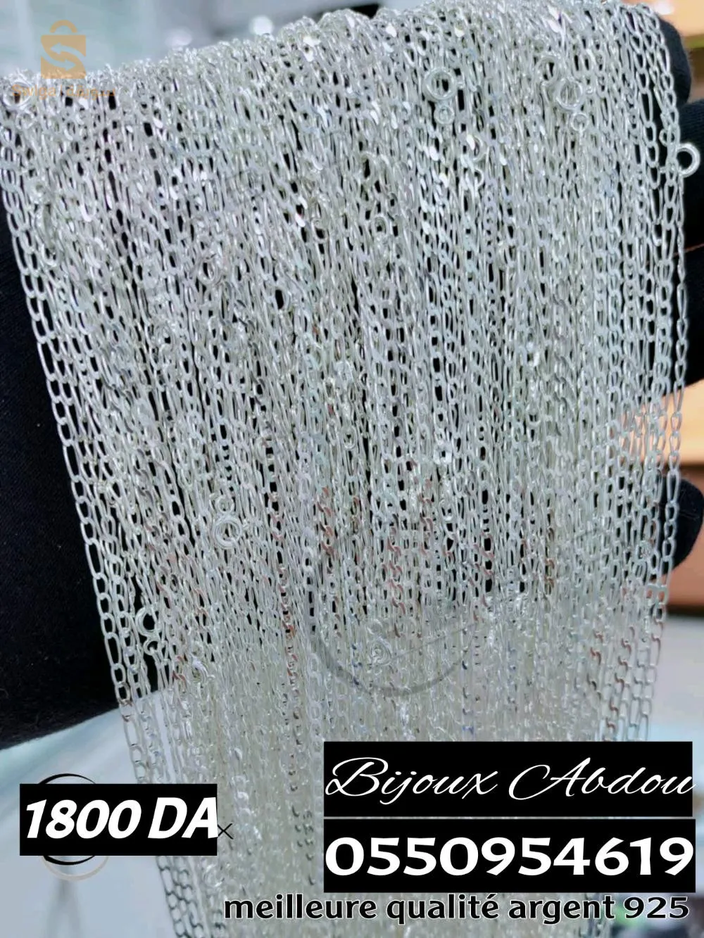 chaînes en argent 925 سناسل فضة