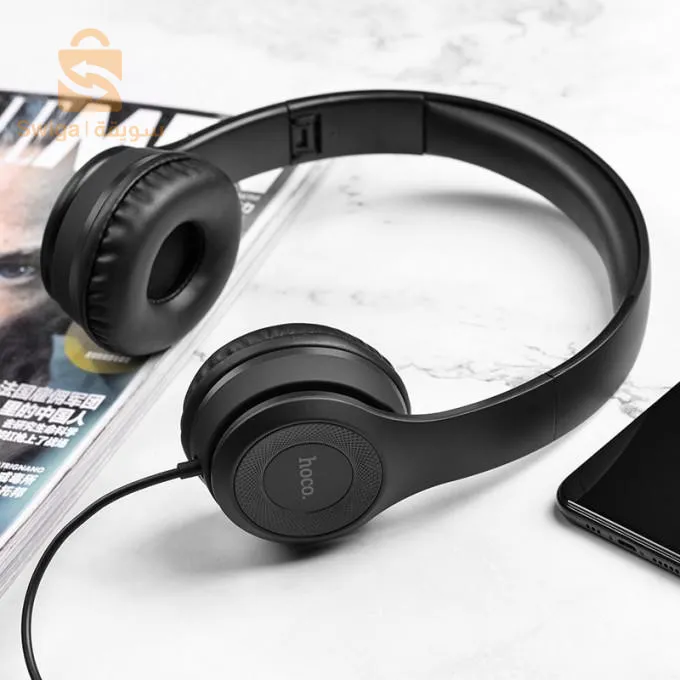Casque filiare antibruit avec microphone intégré hoco w21$🤍🤍