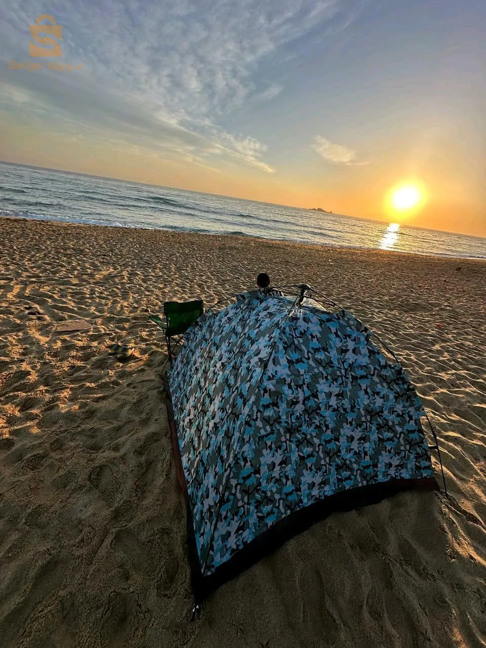 Tente camping automatique 4 places