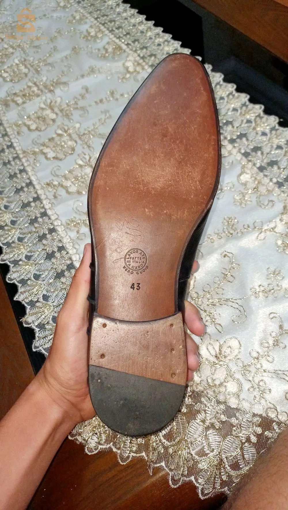 حذاء كلاسيكي جلد اصلي 100% ايطالي 🇮🇹