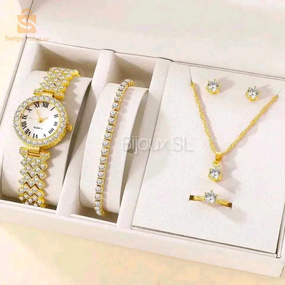 ensemble de bijoux Lux en acier inoxydable