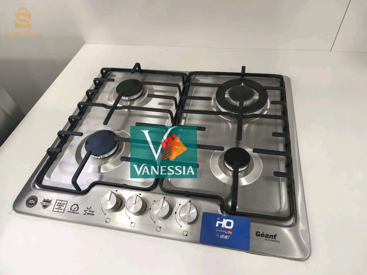 Plaque chauffante géant inox système tabona