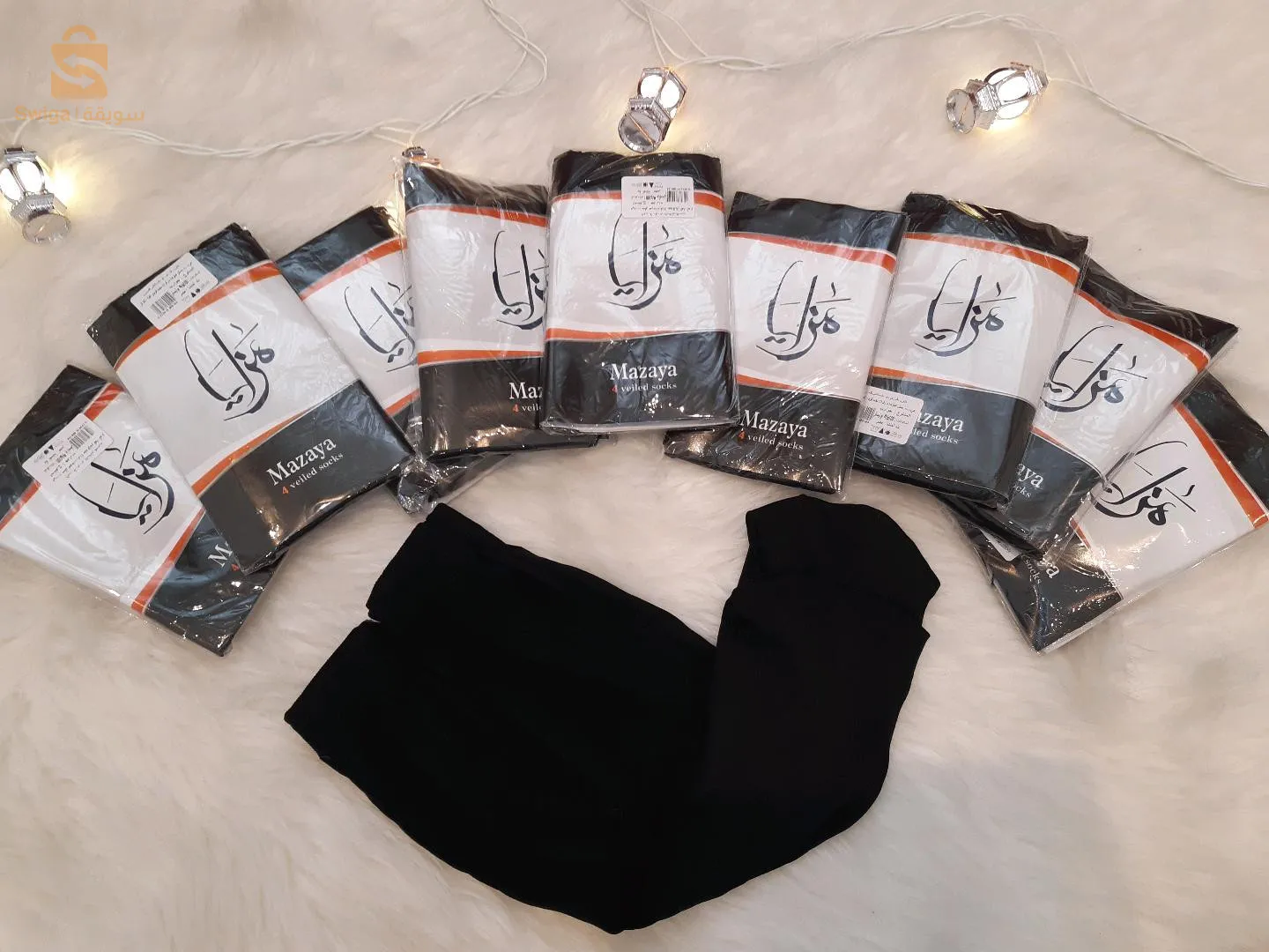 جوارب العفيفة و قفازات الزهرة 💎🌸