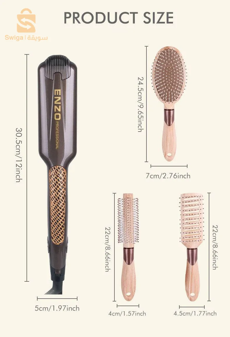 Enzo, Hair Straitghtener 4*1, EN-3131