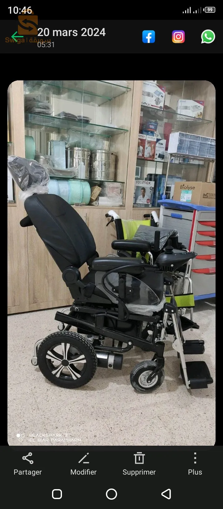 fauteuil roulant électrique