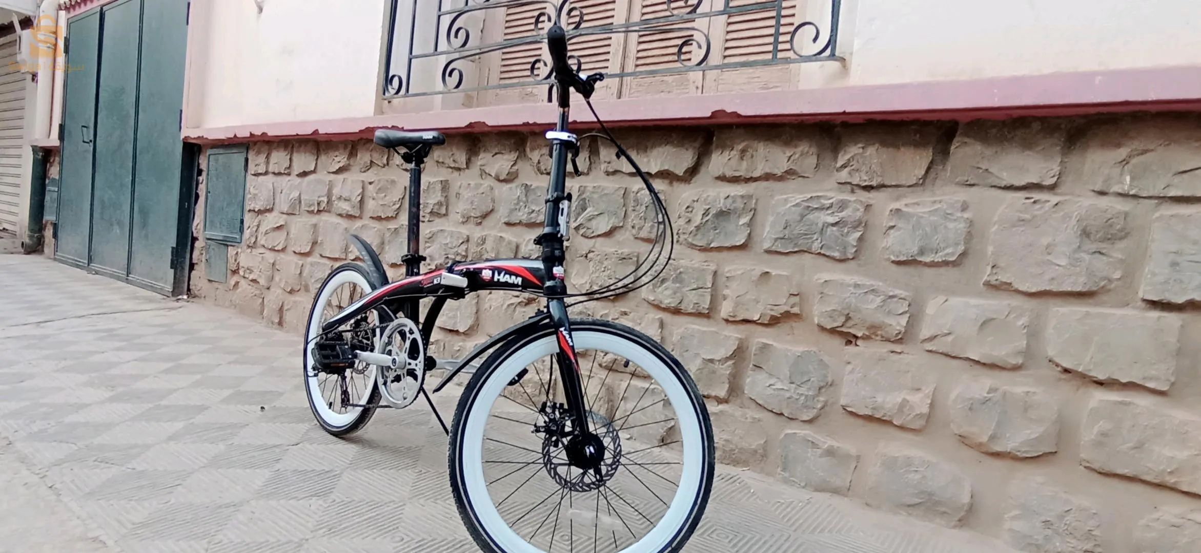 vélo pliante HAM avec ses pneus d'origine